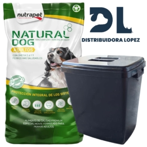 Natural Dog Adulto 22kg + Contenedor