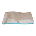 Rascador Para Gato En Forma De S ( Azul) + Yerba Gatera