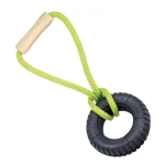 Juguete Para Perro Neumatico Con Agarre De Cuerda 24cm Lcm