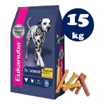 Eukanuba Senior +7 Razas Medianas 15kg + Snack