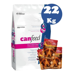 Canfeed Cachorro Lb/raza Grande 22kg / Super Premium+ Regalo