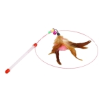 Juguete Varita De Alambre Con Plumas Para Gato