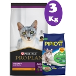 Pro Plan Gato Urinary 3 Kg + Sanitario Aglomerante 4 Kg