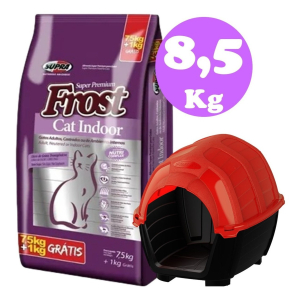 Frost Cat Indoor 7.5+1 Kg Gratis + Casa