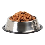 Plato Acero Inox Con Goma Antideslizante 15 Cm Perro Y Gato
