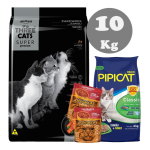 Three Cats Castrado Salmon Super Premium 10 Kg + Regalo