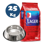 Lager Adulto 22+2kg + Hueso Jamon Serrano + Pouch