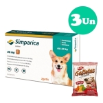 Tableta Antipulgas Y Garrapatas Simparica 10 A 20 Kg X 3comp