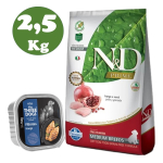 Farmina N&d Prime Grain Free Cachorro Mediana 2,5kg + Regalo