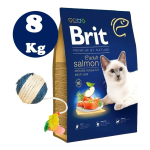 Brit Premium Gato Adulto Salmon 8kg + Regalo