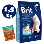 Brit Premium Gato Kitten (gatito) 1,5kg + Regalo