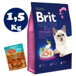 Brit Premiun Gato Adulto Pollo 1,5kg + Regalo