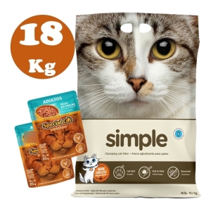 Arena Sanitaria Aglomerante Intersand Simple 18kg + Regalo