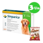 Tableta Antipulgas Y Garrapatas Simparica 20 A 40 Kg X 3comp