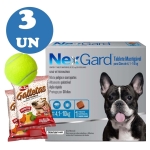 Pastilla Nexgard Anti Pulgas Y Garrapatas 4 A 10 Kg X 3 Un