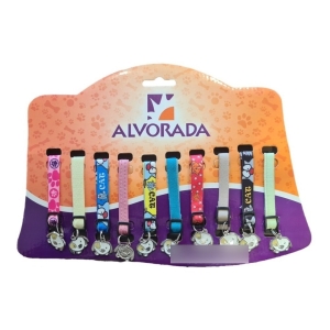Collar Elastico Ajustable Con Dije / Perro Y Gato