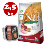 Farmina N&d Ancestral Grain Adulto Mediano 2,5kg + Regalo