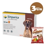Tableta Antipulgas Y Garrapatas Simparica 40 A 60 Kg X 3comp