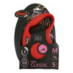 Correa Retractil Flexi N.classic M Cinta 5mts Max25 Kg Rojo