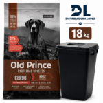 Old Prince Adulto Cerdo & Legumbres 15+3 Kg + Contenedor