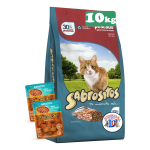 Sabrositos Gato Pescado 10 Kg + Regalo